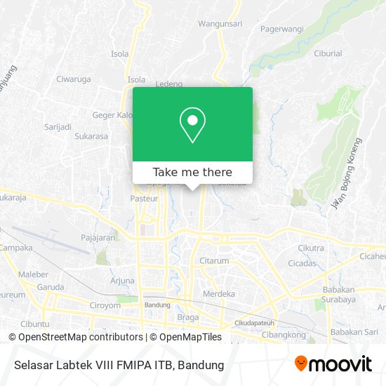 Selasar Labtek VIII FMIPA ITB map