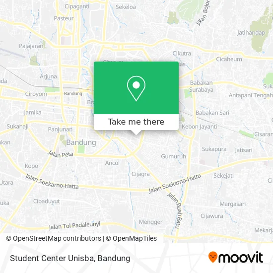 Student Center Unisba map