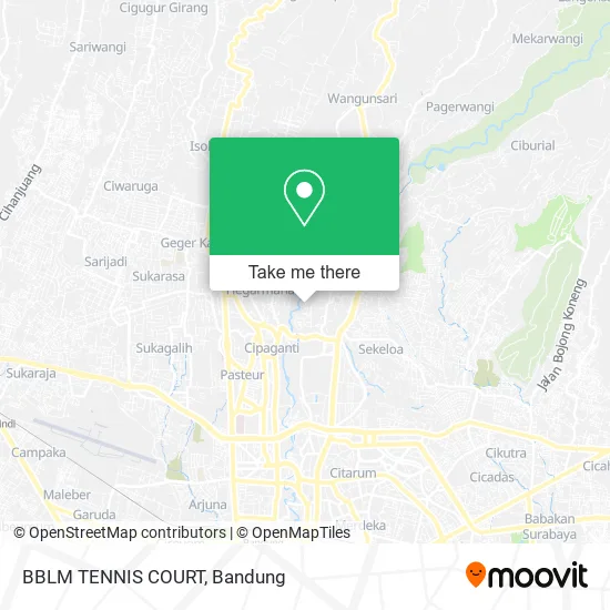 BBLM TENNIS COURT map