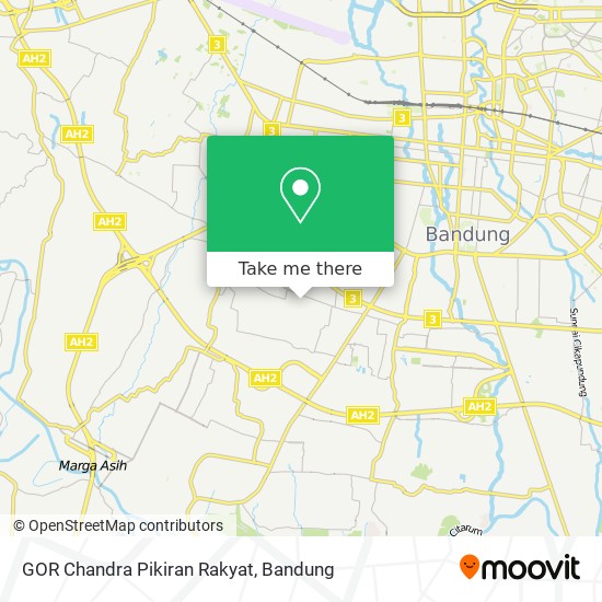 GOR Chandra Pikiran Rakyat map