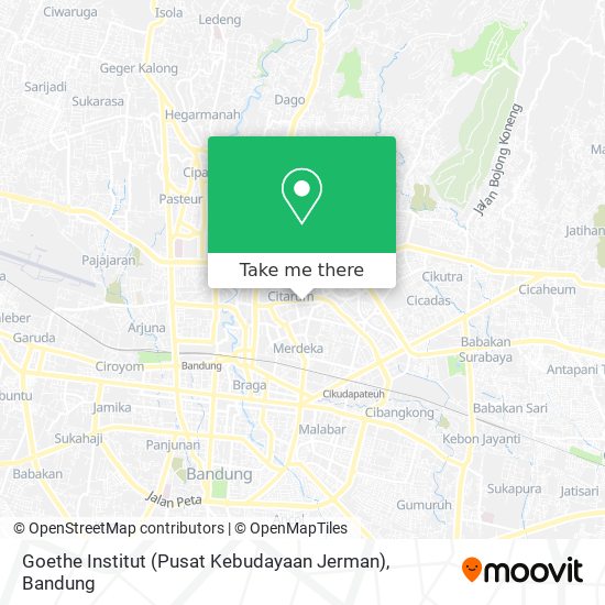 Goethe Institut (Pusat Kebudayaan Jerman) map