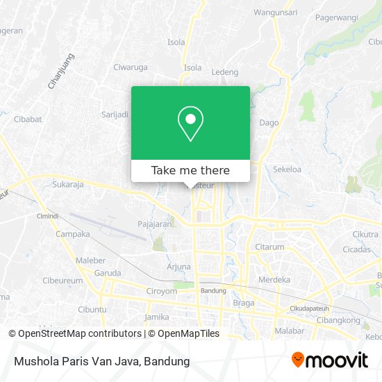 Mushola Paris Van Java map