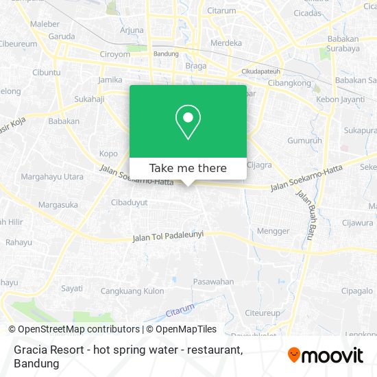Gracia Resort - hot spring water - restaurant map