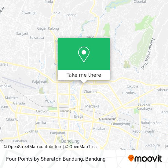 Four Points by Sheraton Bandung map