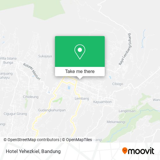 Hotel Yehezkiel map