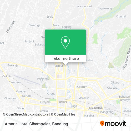 Amaris Hotel Cihampelas map