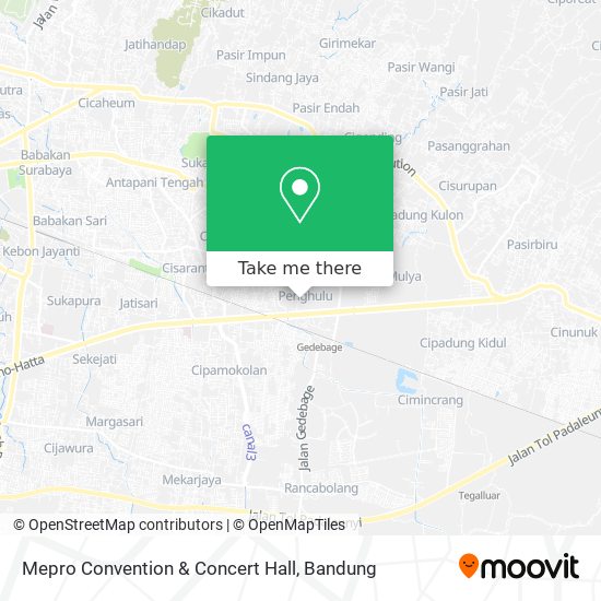 Mepro Convention & Concert Hall map