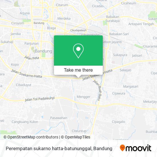 Perempatan sukarno hatta-batununggal map