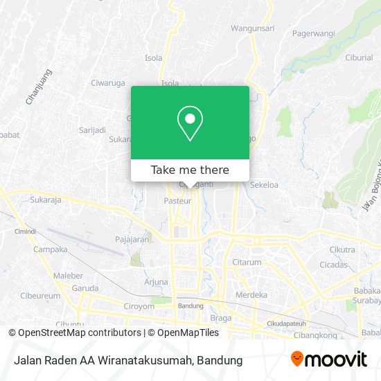 Jalan Raden AA Wiranatakusumah map
