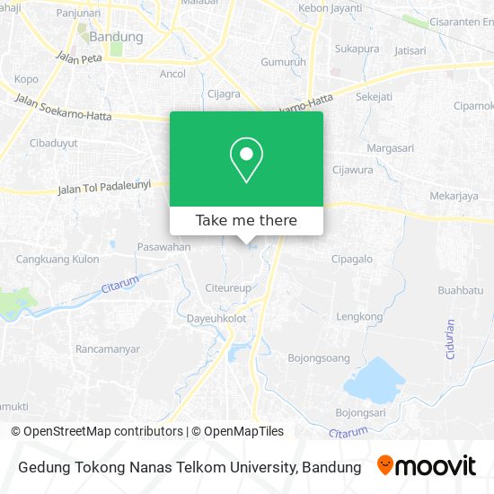 Gedung Tokong Nanas Telkom University map