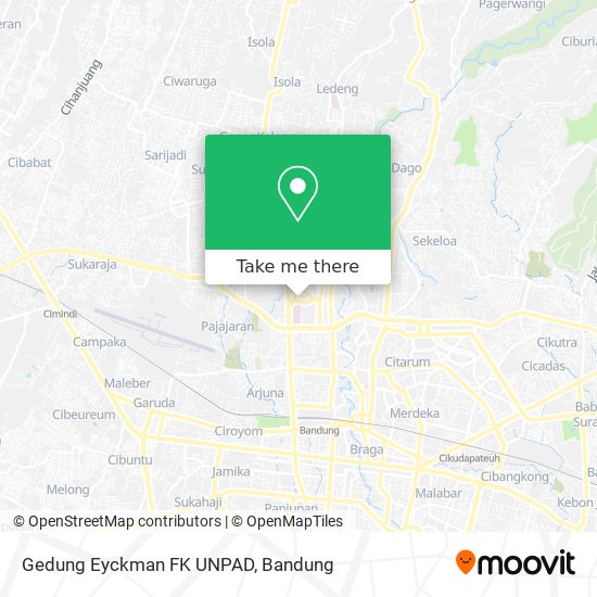 Gedung Eyckman FK UNPAD map