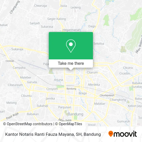 Kantor Notaris Ranti Fauza Mayana, SH map