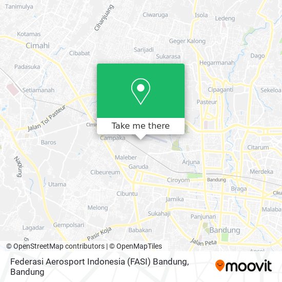 Federasi Aerosport Indonesia (FASI) Bandung map