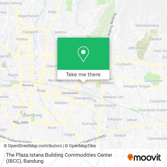 The Plaza Istana Building Commodities Center (IBCC) map