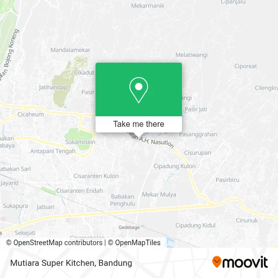 Mutiara Super Kitchen map