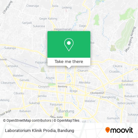 Laboratorium Klinik Prodia map