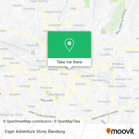Eiger Adventure Store map