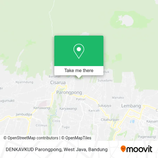 DENKAVKUD Parongpong, West Java map