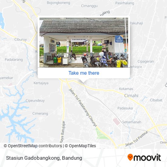 Stasiun Gadobangkong map