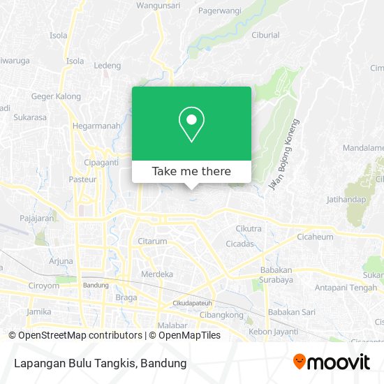 Lapangan Bulu Tangkis map
