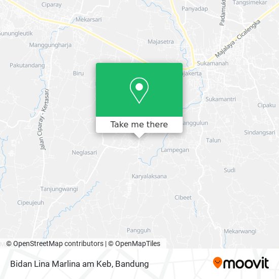 Bidan Lina Marlina am Keb map