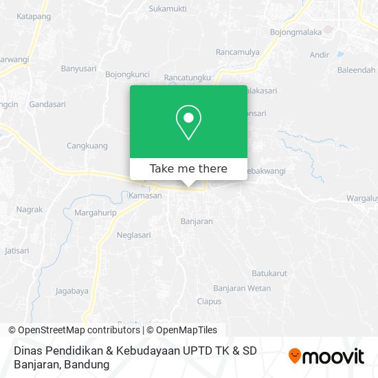 Dinas Pendidikan & Kebudayaan UPTD TK & SD Banjaran map