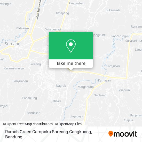 Rumah Green Cempaka Soreang Cangkuang map