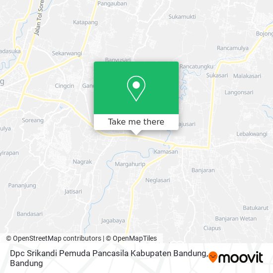 Dpc Srikandi Pemuda Pancasila Kabupaten Bandung map