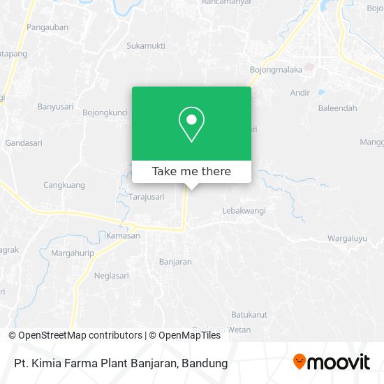 Pt. Kimia Farma Plant Banjaran map