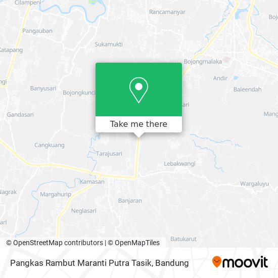 Pangkas Rambut Maranti Putra Tasik map