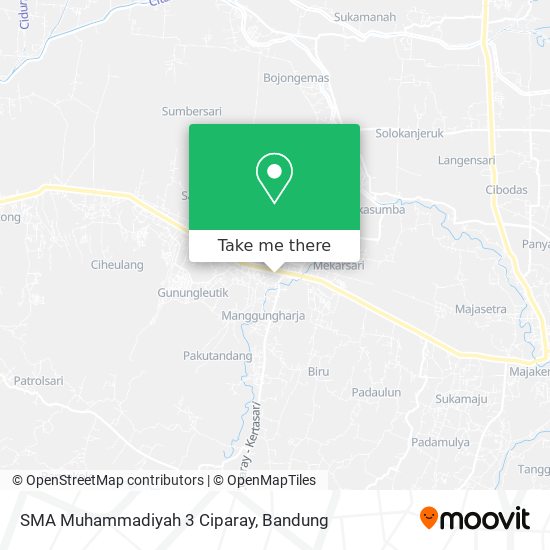 SMA Muhammadiyah 3 Ciparay map
