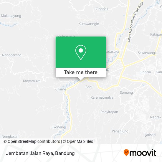 Jembatan Jalan Raya map