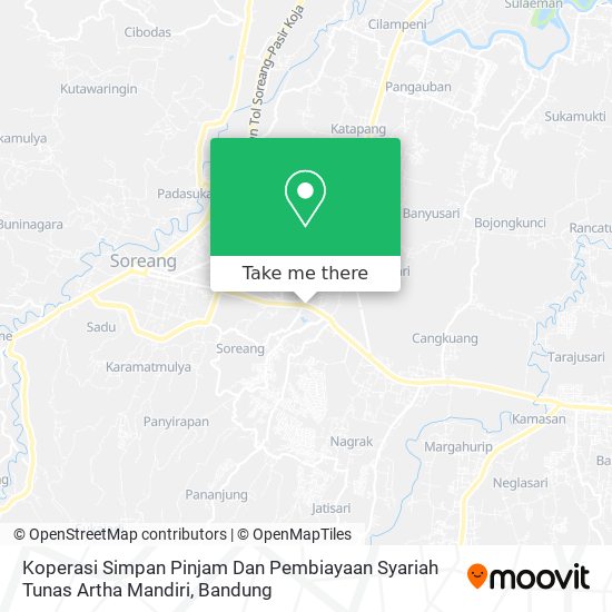 Koperasi Simpan Pinjam Dan Pembiayaan Syariah Tunas Artha Mandiri map