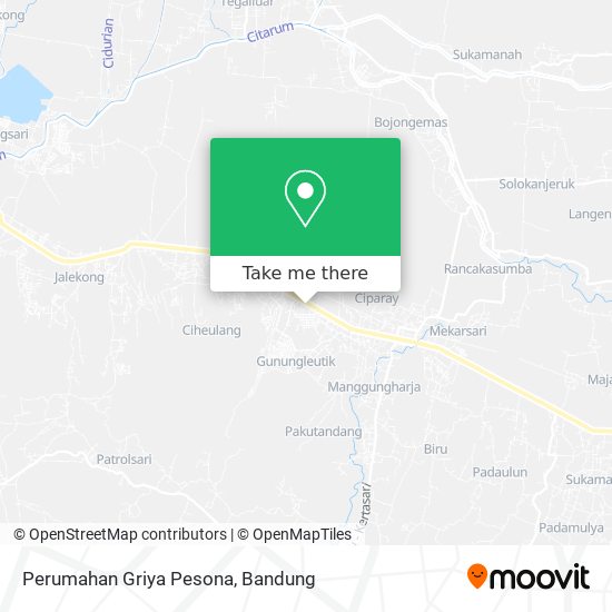 Perumahan Griya Pesona map