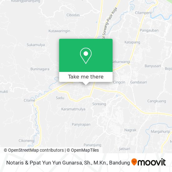 Notaris & Ppat Yun Yun Gunarsa, Sh., M.Kn. map