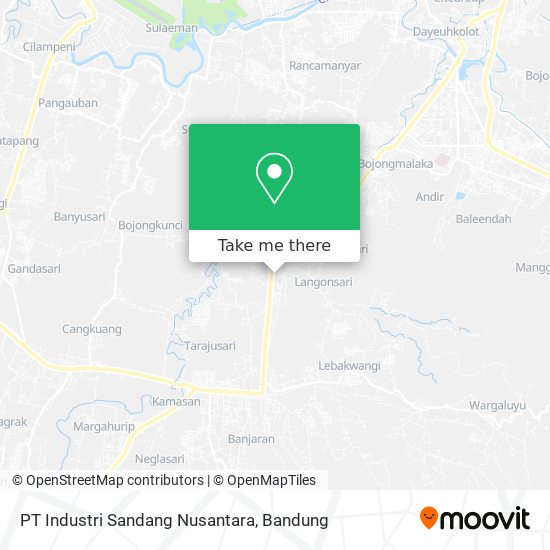 PT Industri Sandang Nusantara map