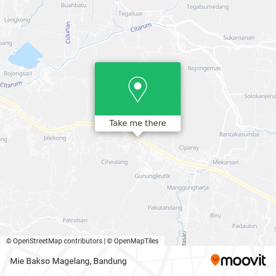 Mie Bakso Magelang map