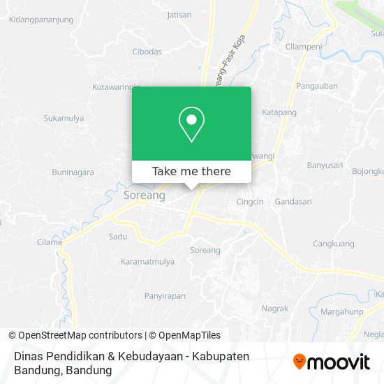 Dinas Pendidikan & Kebudayaan - Kabupaten Bandung map