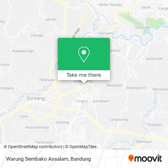 Warung Sembako Assalam map