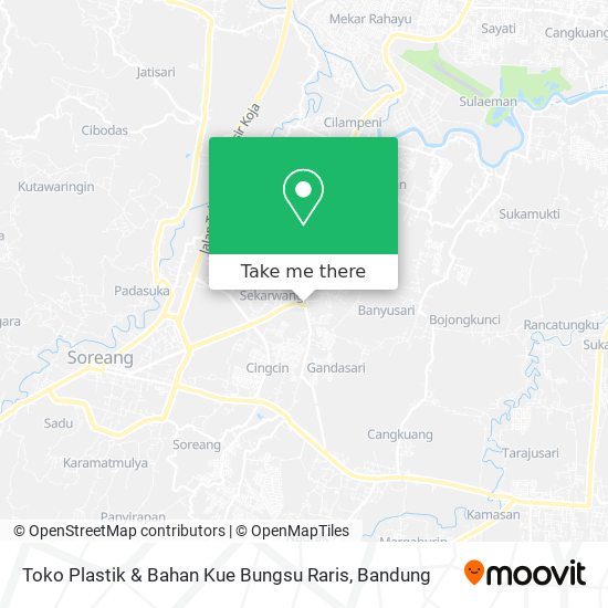 Toko Plastik & Bahan Kue Bungsu Raris map