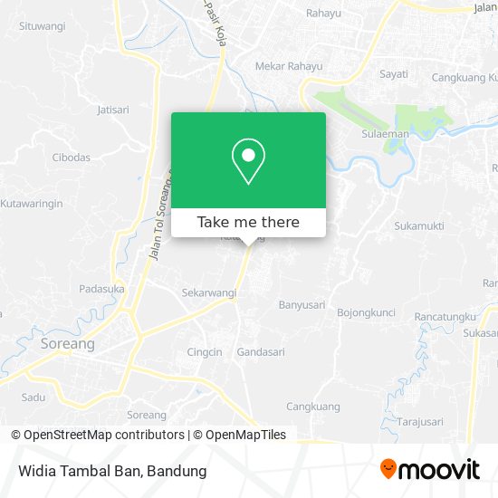 Widia Tambal Ban map