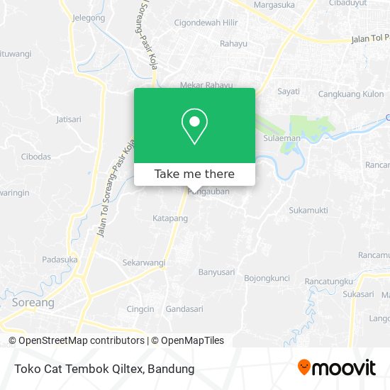 Toko Cat Tembok Qiltex map