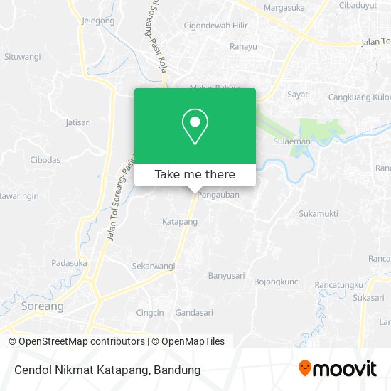 Cendol Nikmat Katapang map