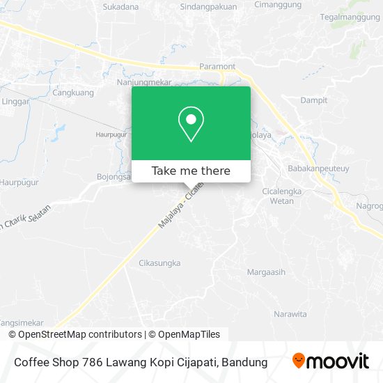 Coffee Shop 786 Lawang Kopi Cijapati map