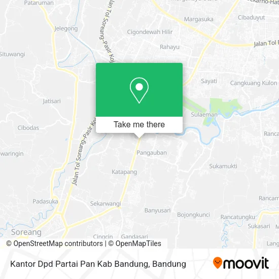 Kantor Dpd Partai Pan Kab Bandung map