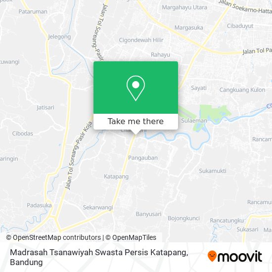 Madrasah Tsanawiyah Swasta Persis Katapang map