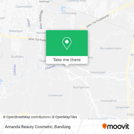 Amanda Beauty Cosmetic map