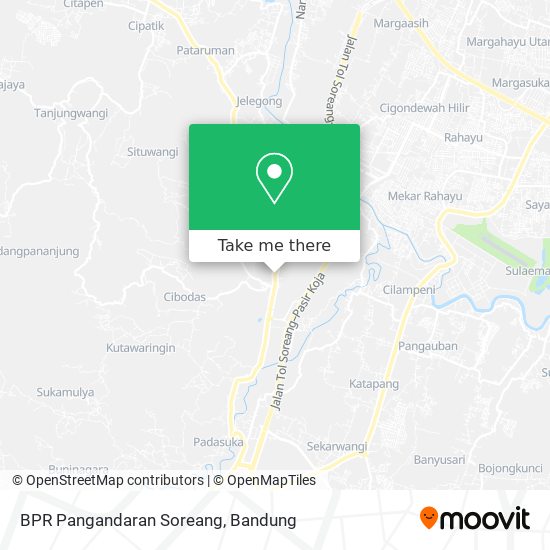 BPR Pangandaran Soreang map