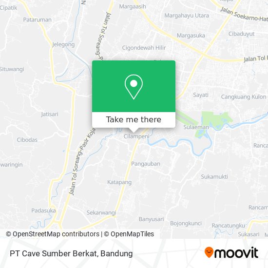 PT Cave Sumber Berkat map