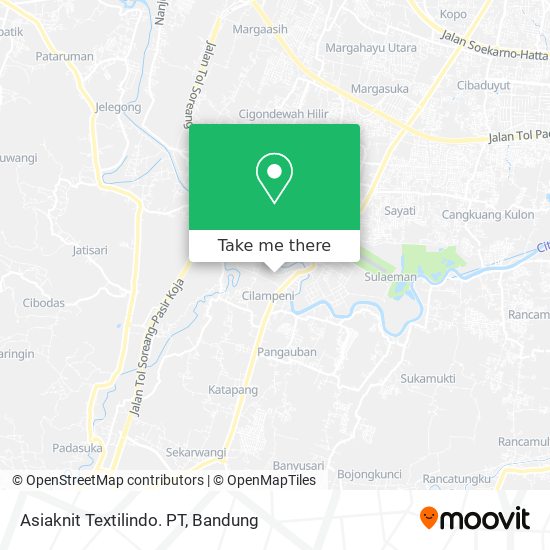 Asiaknit Textilindo. PT map